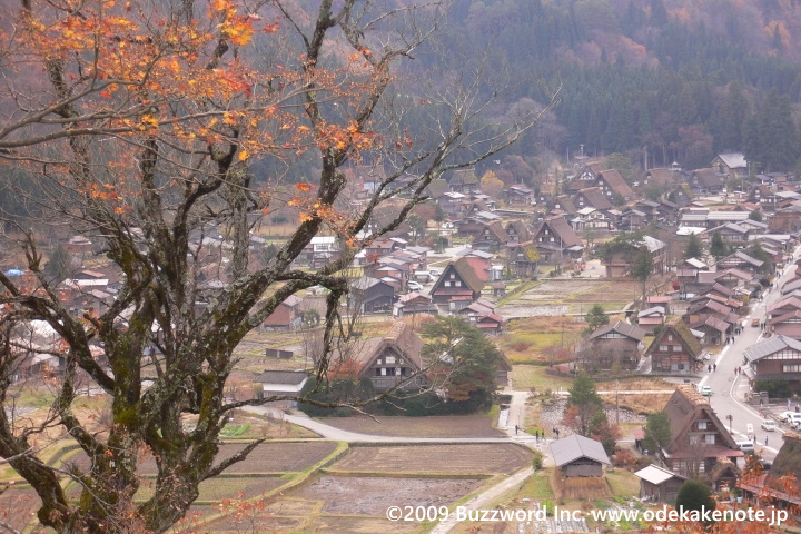 白川郷 展望台 2009