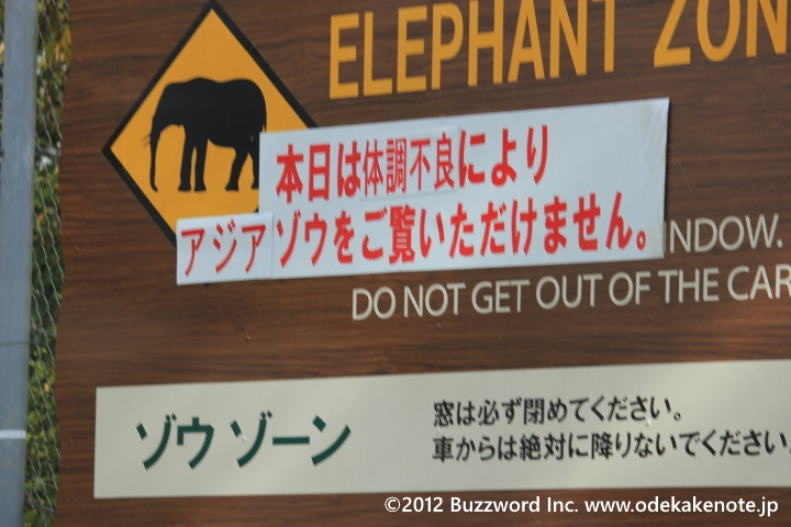 富士サファリパーク ゾウゾーン 2012