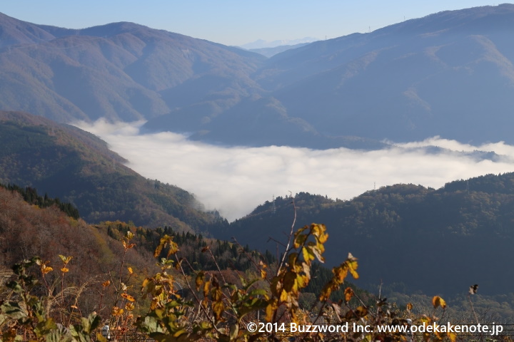 白山スーパー林道 雲海 2014