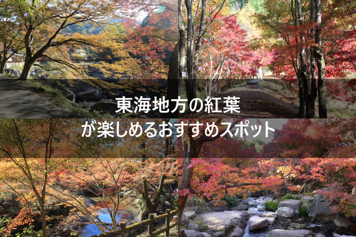 東海地方の紅葉が楽しめるおすすめスポット