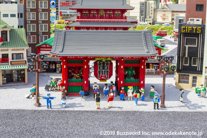レゴランド・ジャパン ミニランドエリア 浅草寺