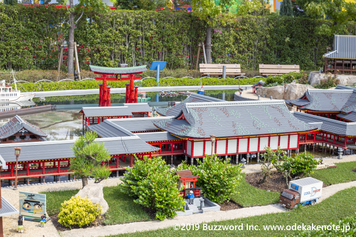 レゴランド・ジャパン ミニランドエリア 厳島神社