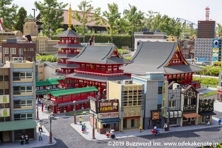 レゴランド・ジャパン ミニランドエリア 浅草寺