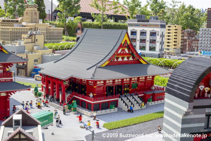 レゴランド・ジャパン ミニランドエリア 浅草寺