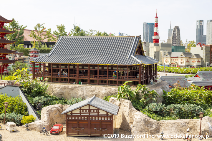 レゴランド・ジャパン ミニランドエリア 豊国神社