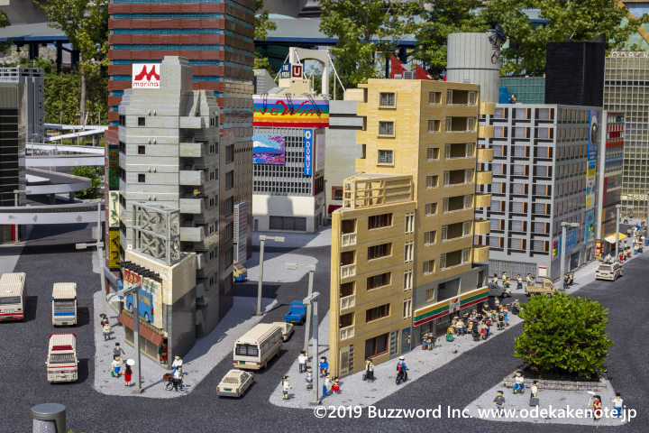レゴランド・ジャパン ミニランドエリア 東京の街並み