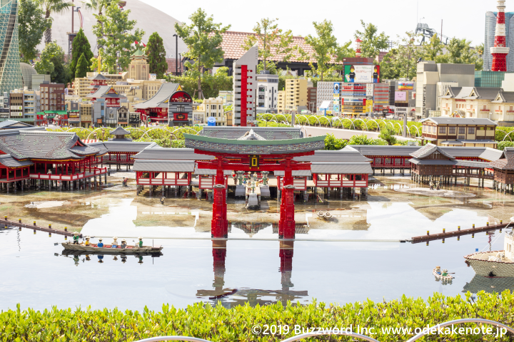 レゴランド・ジャパン ミニランドエリア 厳島神社