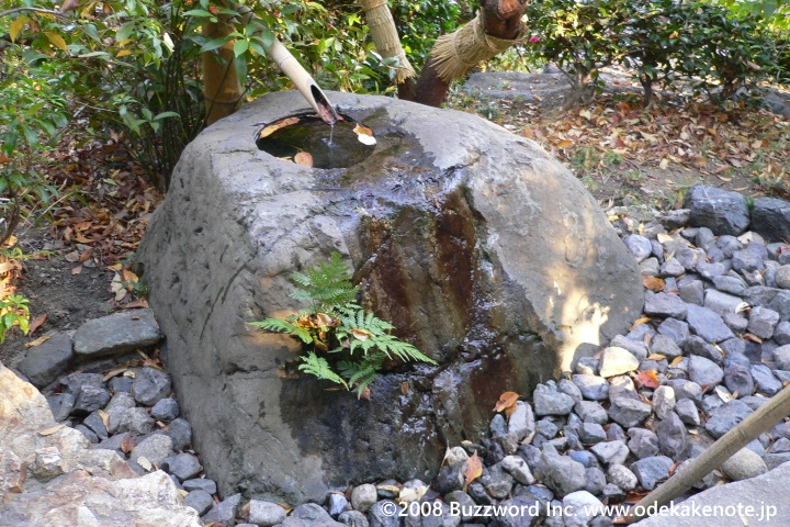 白鳥庭園 水琴窟 2008