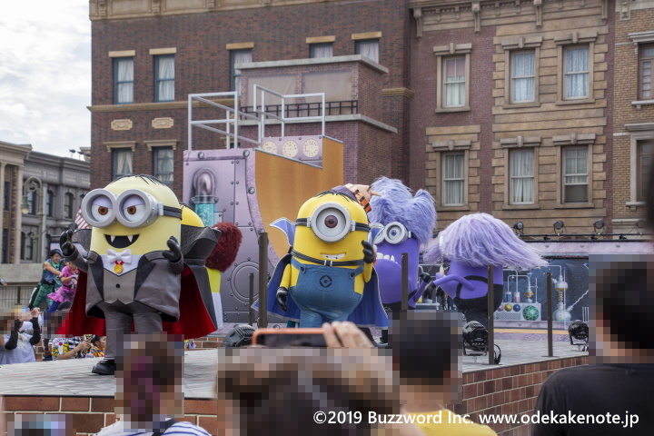USJ ミニオンこわかわパーティーエリア 2019